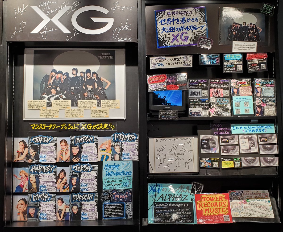 fre_giv_ALPHAZ's tweet photo. NEW DNA 渋谷巡礼〜☆
＼タワーレコード渋谷／
#XG_NEWDNA
#XG
#ALPHAZ
#XGALX
@TOWER_Shibuya https://t.co/DuPYwleSEp