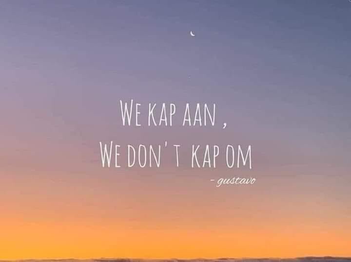 Net dit….kapit uit