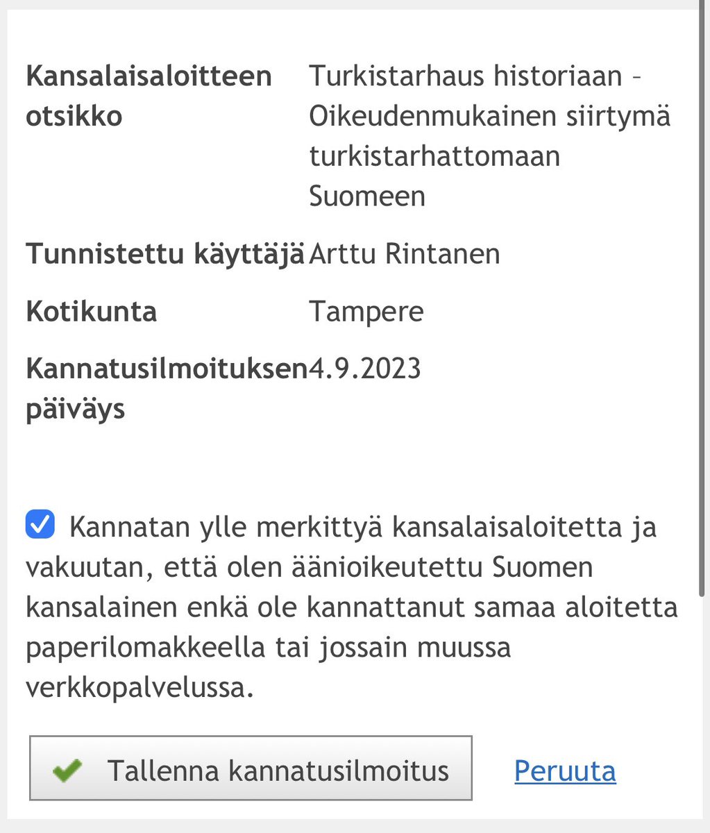 Heti kun heräsin tänä aamuna, kävin allekirjoittamassa kansalaisaloitteen turkistarhauksen kieltämisestä.

Käy sinäkin. Turhan kärsimyksen vähentäminen kannattaa aina.

kansalaisaloite.fi/fi/aloite/12549