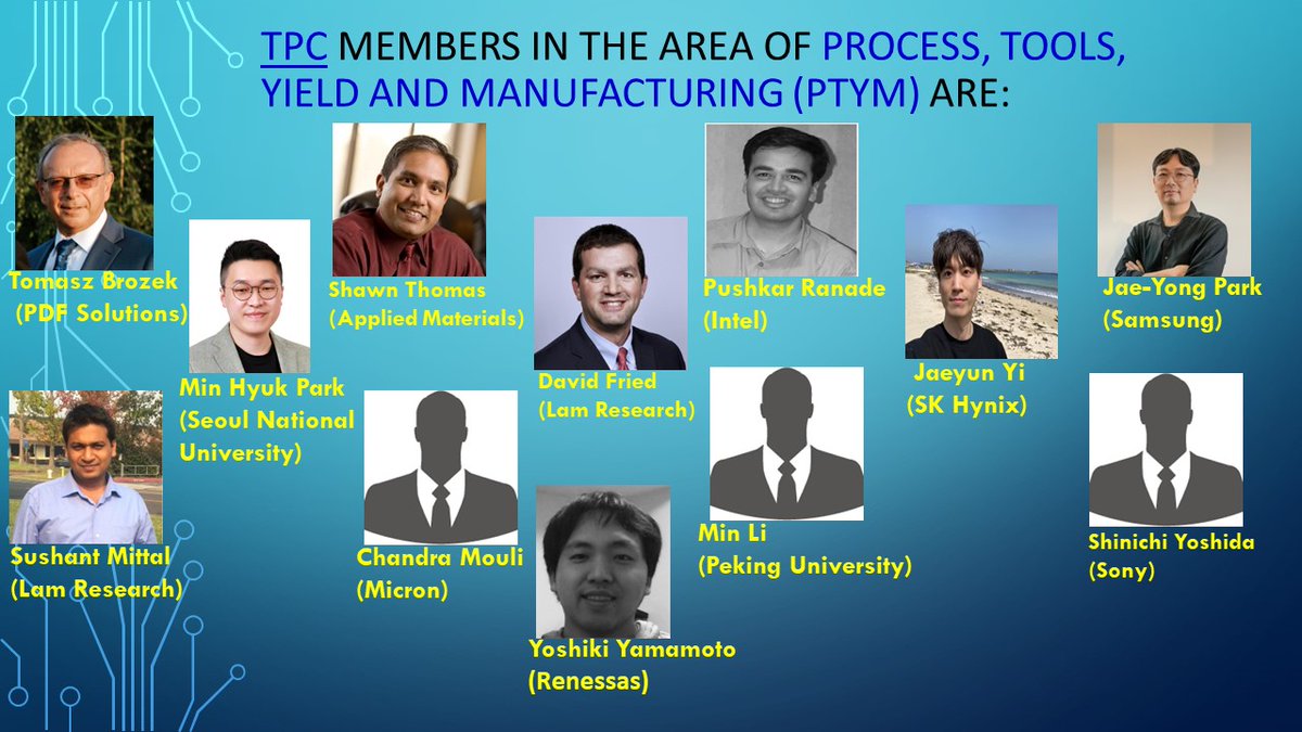EDTM2024 (@edtm202460220) on Twitter photo 8th #IEEE #EDTM2024 Introduces to you our expert #technical #program committee members in the field of #Process, #Tools, #Yield and #Manufacturing (PTYM) from #Academia and #Semiconductor #Industries8th #IEEE
<a href="/yogeshs36114738/">Yogesh S. Chauhan</a> <a href="/MayankIISc/">Prof. Mayank Shrivastava</a> <a href="/shubhamsahay93/">Shubham Sahay</a>
<a href="/GangulyUdayan/">Udayan Ganguly</a> 8th #IEEE #EDTM2024 Introduces to you our expert #technical #program committee members in the field of #Process, #Tools, #Yield and #Manufacturing (PTYM) from #Academia and #Semiconductor #Industries8th #IEEE
<a href="/yogeshs36114738/">Yogesh S. Chauhan</a> <a href="/MayankIISc/">Prof. Mayank Shrivastava</a> <a href="/shubhamsahay93/">Shubham Sahay</a>
<a href="/GangulyUdayan/">Udayan Ganguly</a>