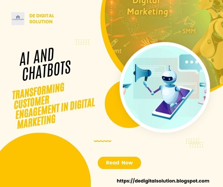 PayalRa322813's tweet image. AI and Chatbots: Revolutionizing Customer Interaction in Digital Marketing

To know more visit our website:
dedigitalsolution.blogspot.com
Email us: contact.payalrai@gmail.com
Contact no. -6290013686

#AIinDigitalMarketing #dedigitalsolution  #ChatbotRevolution 🤖💬 #CustomerInteraction