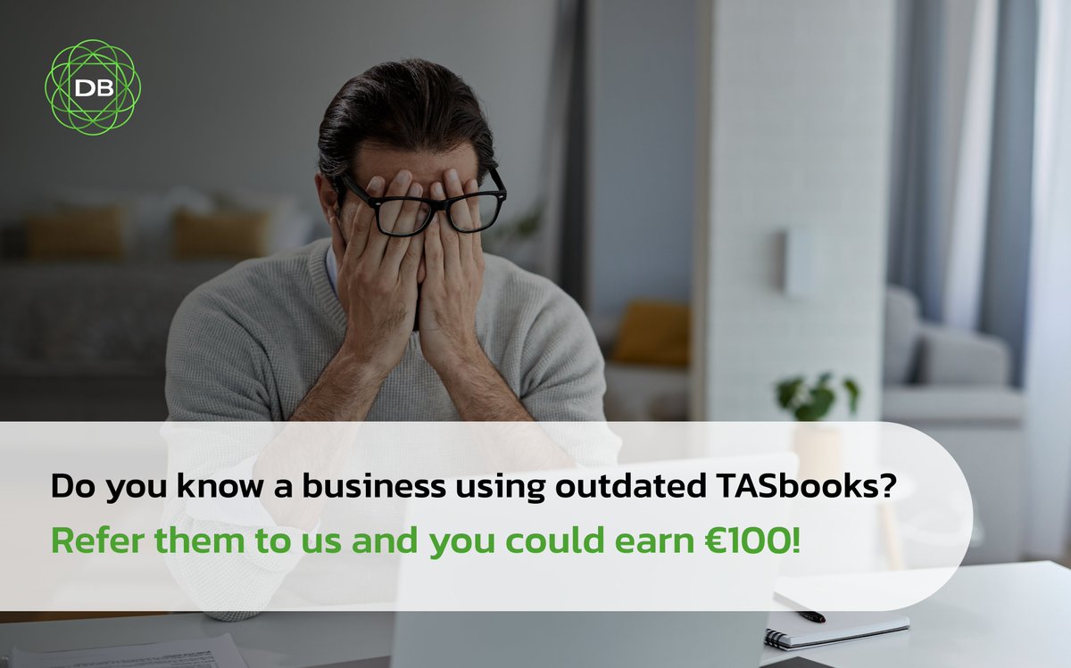 DB_Comp's tweet photo. Gain Rewards through Our Referral and Earning Program!

Elevate Businesses from TASbooks to Sage 50 and Receive €100!

Together, let's drive businesses towards new pinnacles.

#Sage50Upgrade #FinancialExcellence #DBComputerSolutions #TASbooks #Sage50 https://t.co/zBxVZgdw0T