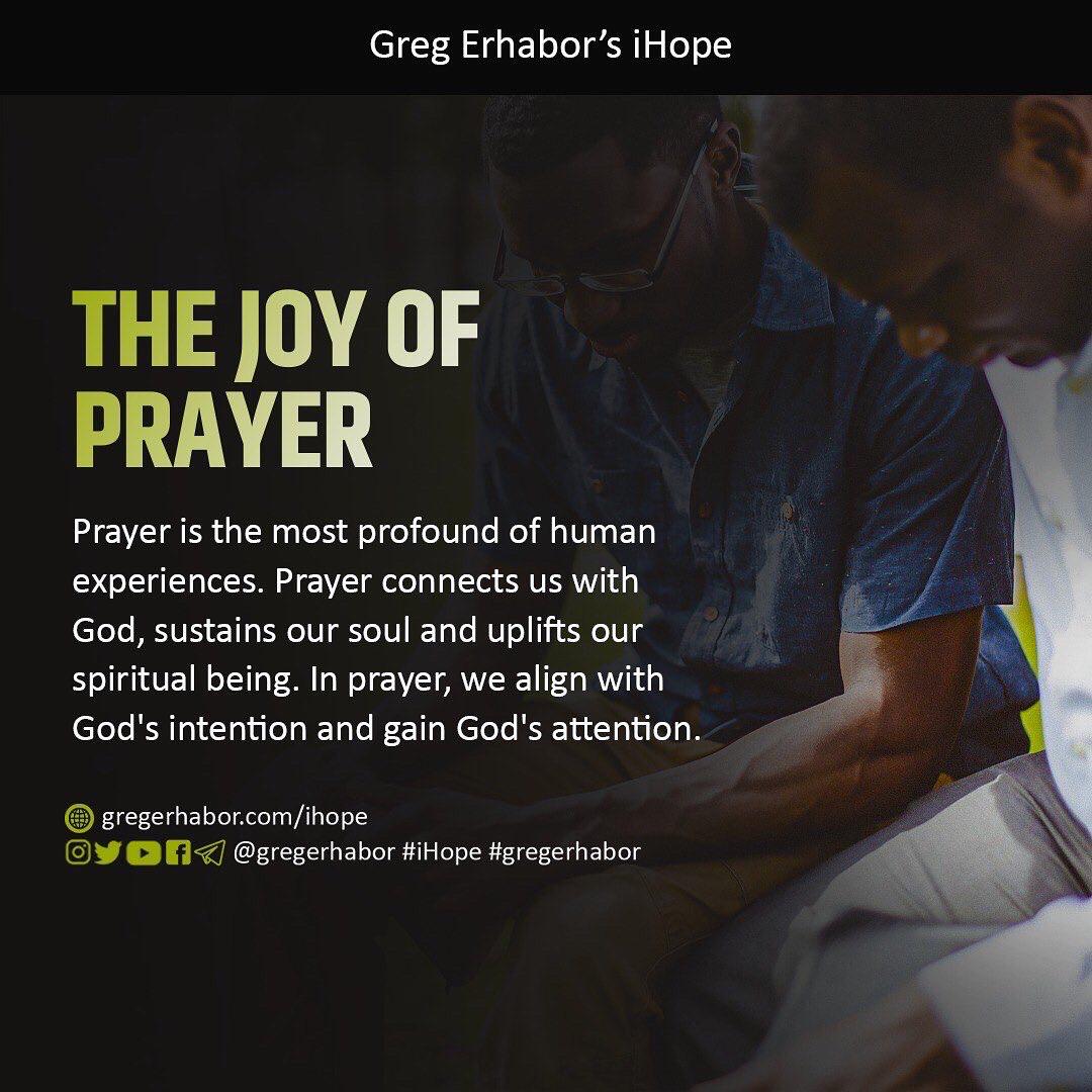 spokesmancom's tweet image. Ohh! What fullness of Joy that is birthed in the presence of our Father in prayer, in prayer our soul finds peace and rest in the lord. The Joy that our lord and Father wants to reach us one on one.
#prayer #attention #contend #experience #connection
