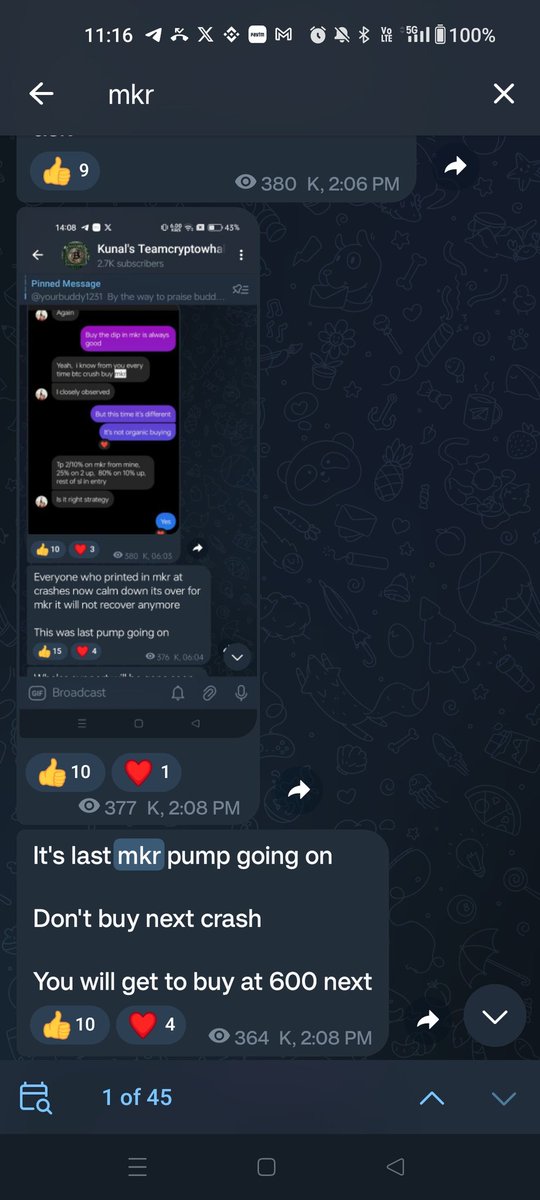 Vitalik Buterin sold all remaining MakerDAO tokens worth $580,000

But I told you first about not buying mkr anymore after we bought mkr in multiple crashes and made at least 3x cumulatively in it
