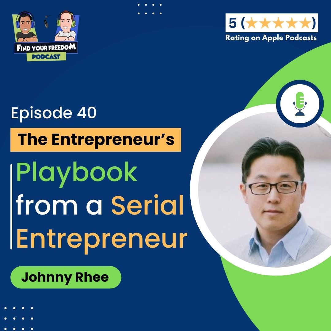 FYF_POD's tweet photo. Get ready for Episode 40 of Find Your Freedom Podcast!
.
This episode is a must-listen, Johnny Rhee drops so many nuggets of Entrepreneurial gold in this episode it is unbelievable!
.
In this episode Johnny Rhee discusses:
👉How to build your game plan for starting a business
👉What questions should you ask yourself before stepping out on your own?
👉What is perseverance, and how can you improve your skill of dealing with adversity.
👉How does sports and business crossover with competition and psychology?
👉What are the foundational pieces of a successful leader?
👉Starting with “your why” and then breaking down the steps of what you would need to get there to determine if it’s what you really want.
👉Asking yourself the important questions like “if I were doing this well, what would it look like?”
.
.
https://t.co/xdcmOoNc7l for all the resources and tools you need to Find Your Own Freedom!
.
Each week Find Your Freedom sits down with an extraordinary entrepreneur to give insight into how they built their companies, the lessons they learned and the resources they recommend.
.
As we say, "This is the Podcast we wish we had when we were coming up!"
.
.
Like what you heard? Give FYF a like, comment and subscribe to get updates on our weekly drops. Follow the FYF Pod: https://t.co/FIs0iHSsQh
.
.
#entrepreneurship #entrepreneur #growthmindset #hustle