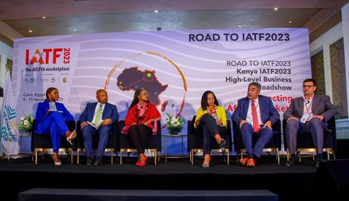 🌍 Career Show Africa at the Kenya Roadshow! 🚀 Unlocking #AfCFTA's potential for African trade and development.
🤝 Empowering young entrepreneurs in Nairobi. <a href="/afreximbank/">African Export-Import Bank - Afreximbank</a> @iatf2023 . Join us on the journey! ❤️🌐
#RoadToKenya #IATF2023 #InvestInAfrica #CareerShowAfrica #IATF2023