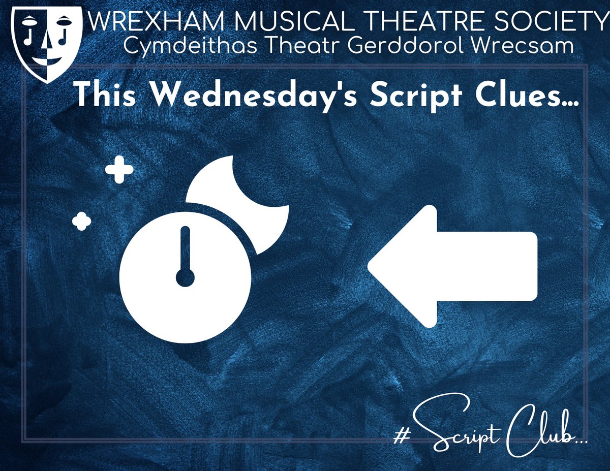 WMTS42's tweet image. Script Club | Clwb Sgriptiau: Every other Wednesday 7pm 
@ BANK ST SOCIAL, Bank St, 

We will be at Bank Street Social Wrexham this Wednesday (6/9/23) 

Take a look at our teaser clues to see which script we might be delving into this week... can you figure it out? 👇