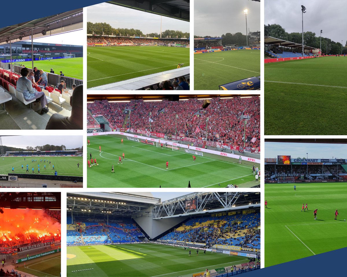 Another busy weekend✅
Some of us were doing video scouting, but many scouts  went to the football ground to see live action!⚽️

Which stadiums from the photos do you recognize? 🧐

#scouting #livescouting #footballscouting #eredivisie