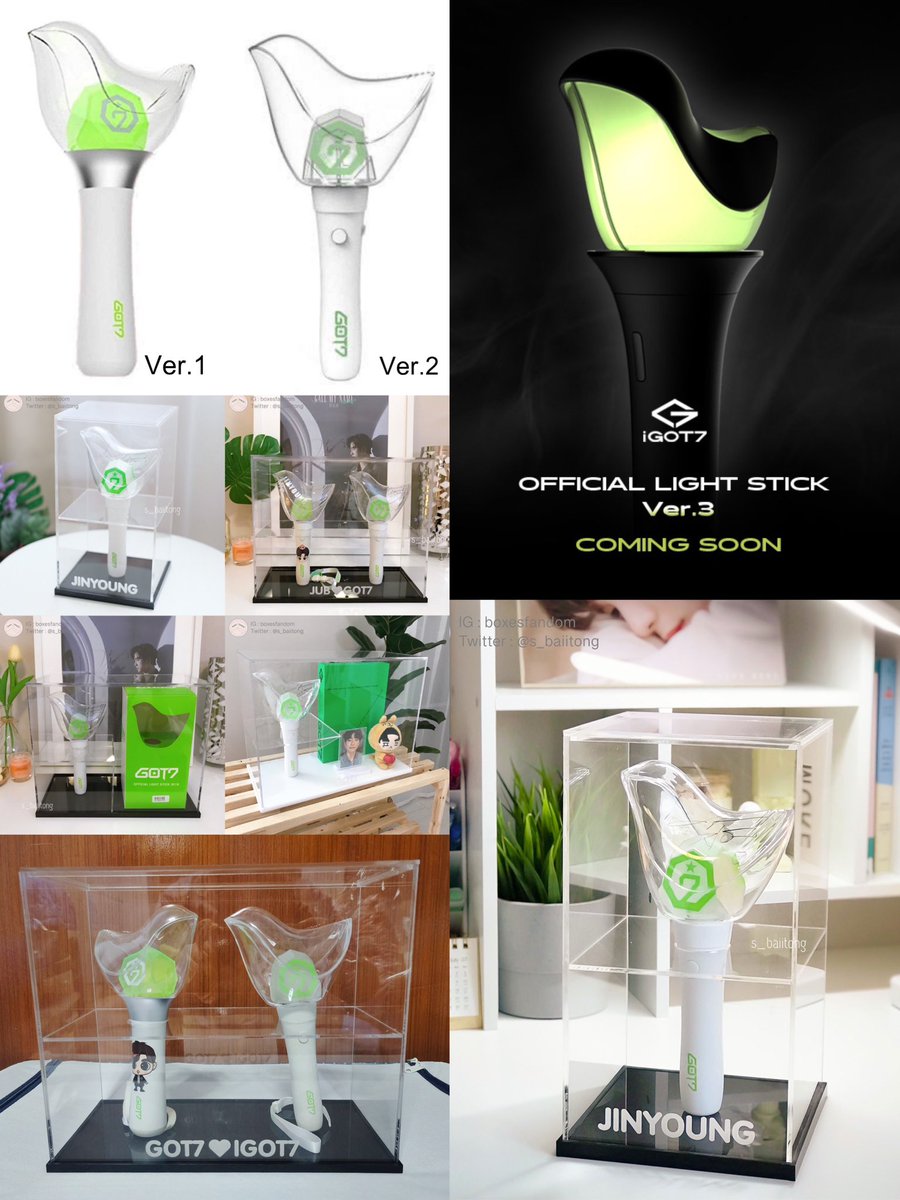 อากาบง Ver.3 มาแล้ว กล่องโชว์บงต้องมาแน่ รอบงของจริงก่อนน้า ขอวัดขนาดน้องก่อน มาเปิดสั่งทำแน่นอน ก็โชว์เรียงไปเลยค่ะทุก Ver. 💚✨

#GOT7 #갓세븐 #MARK #JAYB #JACKSON #JINYOUNG #YOUNGJAE #BAMBAM #YUGYEOM #IGOT7 #아가새 #อากาบง #รีวิวคุณนายพัค #ตลาดนัดอากาเซ่