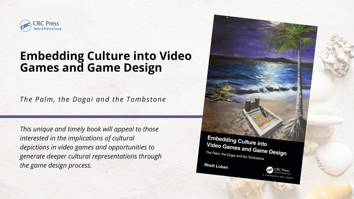 My first book has been released. The book focuses on cultural representations in video games, embedding cultural considerations and various measures into the game design process and Torres Strait Islander culture. Check out the book site.
routledge.com/Embedding-Cult…