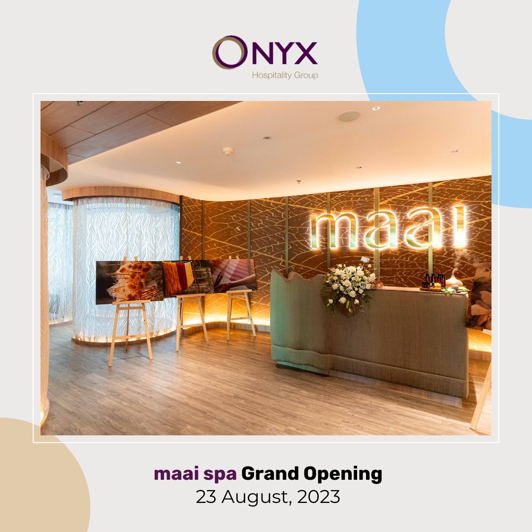 ONYXprteam's tweet photo. ONYX Hospitality Group presents "maai spa," a luxe wellness destination. Rooted in silk's transformational journey, it offers a borderless, elegant experience. Debuting in Thailand and the Maldives, "maai spa" sets new standards for luxury well-being.

#ONYXHospitalityGroup https://t.co/nYw8nMdliA