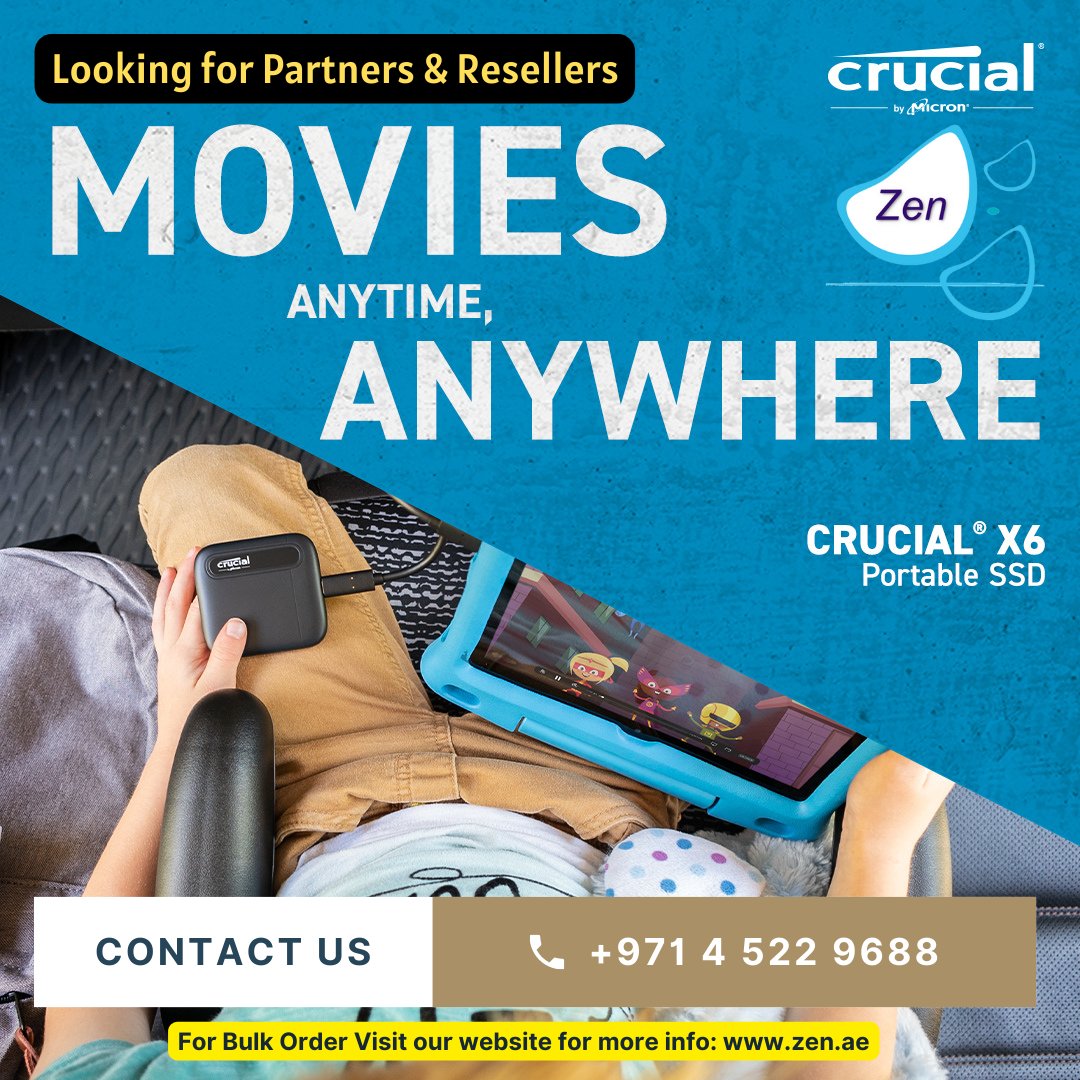 pranavaj's tweet image. Crucial SSD, Looking for partners and resellers

smpl.is/7f8si

#ZenIT #Dubai #computerssd #zenit #zenitdxb #zeninteractivetechnologies #zenitdubai #crucialssd #dubaibusinessman #businessindubai #crucialssd #portablessd #onlyzenit #ThinkPad #lenovo  #mydubai #macbookpro