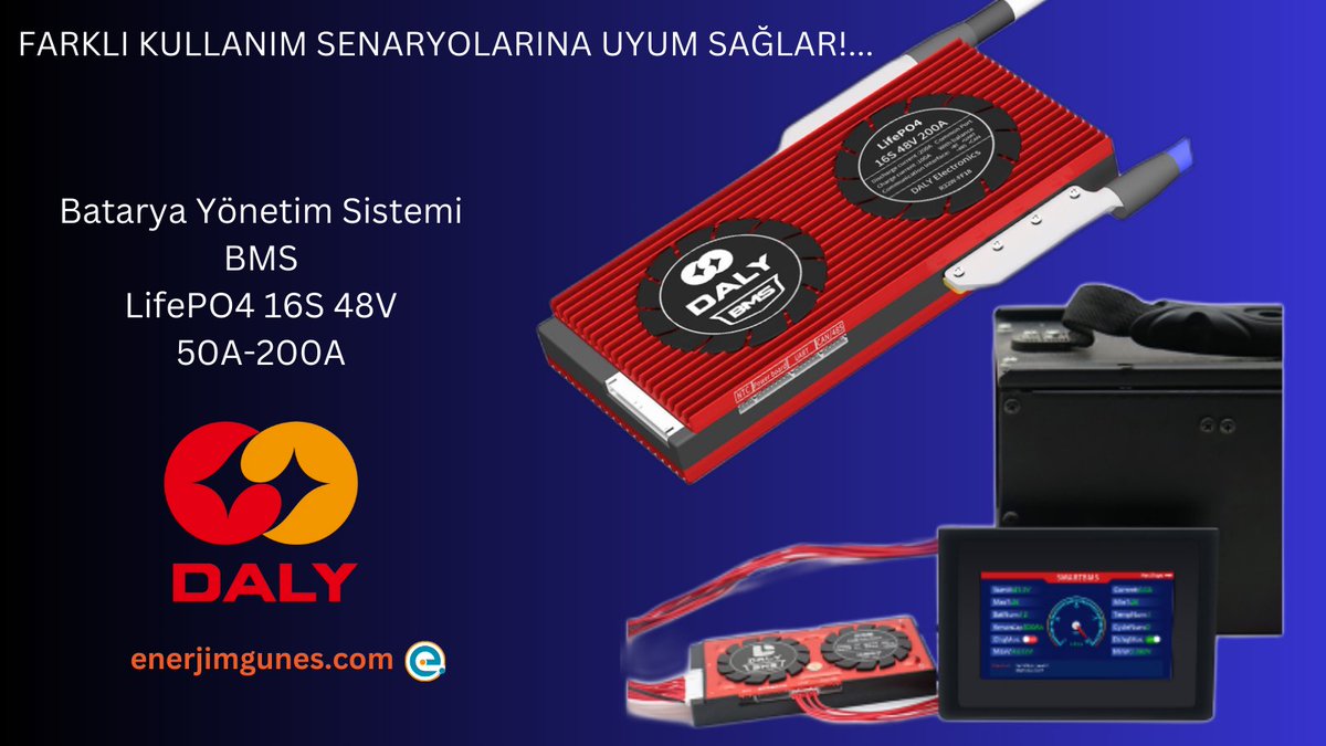 EnerjimGunes's tweet photo. Akıllı Batarya Yönetim Sistemi – BMS

Batarya Yönetim Sistemi ile yenilenebilir enerjiyi maksimum verimlilikle kullanın 🌿🔋

https://t.co/V1XFDDPYeu
 +90 535 662 9199
#enerjimgüneş #tnaenerji #bms #bataryayönetimsistemi #enerjidepolama #lityumbatarya #lithiumbattery #dalybms https://t.co/zcDBET0Oem