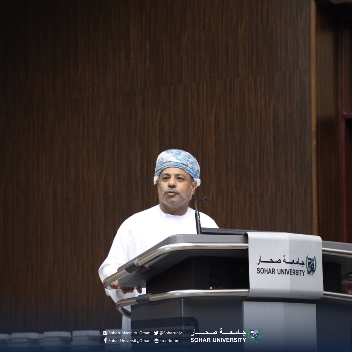 الافتتاح | 

انطلاق برنامج #أسبوع_تطوير_الموظفين للعام الأكاديمي 2023/ 2024 ،الفصل الدراسي الأول بكلمة الدكتور حمدان الفزاري
رئيس #جامعة_صحار