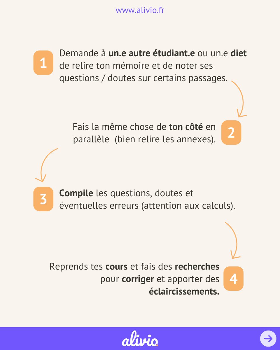 alivio_app's tweet photo. 💡8 étapes pour te préparer aux questions de la soutenance du mémoire

#alivioapp #aliviopro #dietetique #dieteticienne #dieteticien #btsdiet #btsdietetique #nutritionniste #diet #btsdietetique #btsdietetiquecned https://t.co/PSvzUAevRy