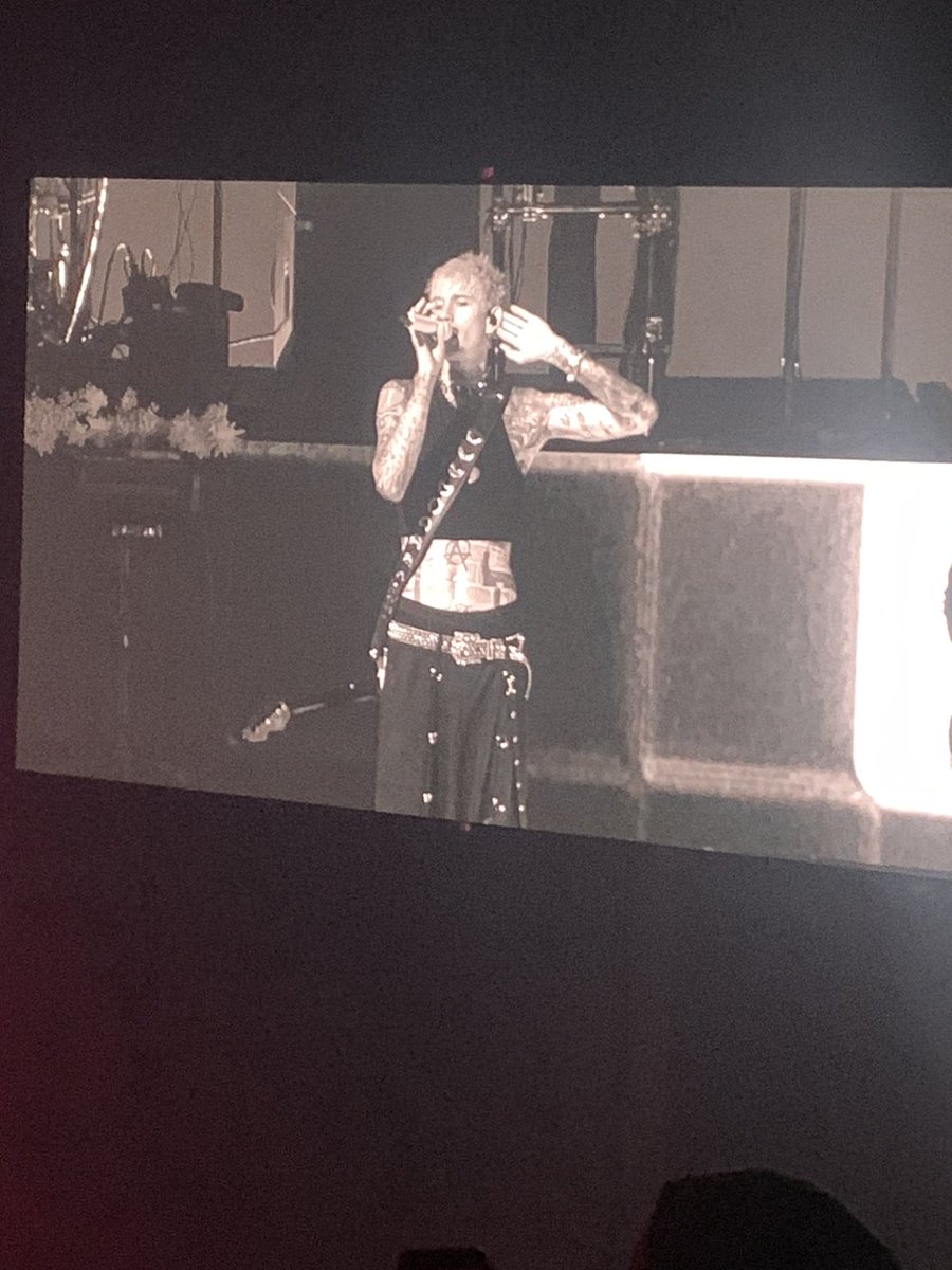 Took my son to his first concert today <a href="/machinegunkelly/">blonde don</a> and we had an incredible time #mgk #est