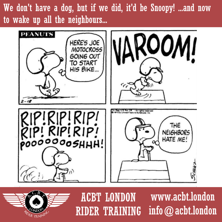AcbtLondon's tweet photo. There's only one place "Joe Motocross" would learn those skills...
.
🌏 https://t.co/kfvgeT9rBE ☎️ 0208 331 1103
.
#motorbike #motorcycle #bikerlife #newbiker #londonbiker #DAS #learntorideamotorbike #motorbikeschool #motorcycleinstructor #motorcycleschool #whatareyouwaitingfor #trainingbike #motorbikelessons #blackheath #greenwich #kidbrooke #charlton #southeastlondon #motorbiketest #biketest #bigbikelicence #alicence #motorbikelicence #fulllicence #dreamcometrue #acbtlondon #snoopy #directaccess #cartoon #aces