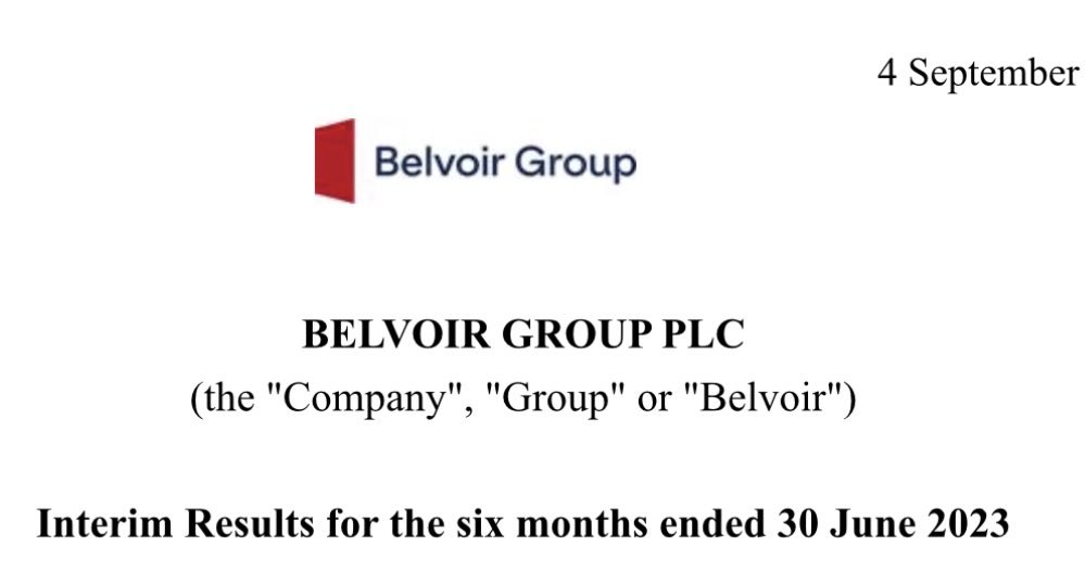 Results out today at 7am - for H1: 25% increase to H1 dividend, revenue +3%, financial services +11%, profit before tax +10%, franchise revenue +4%, and assisted acquisitions are ahead. Link to full results: londonstockexchange.com/news-article/B… #AIM #BLV