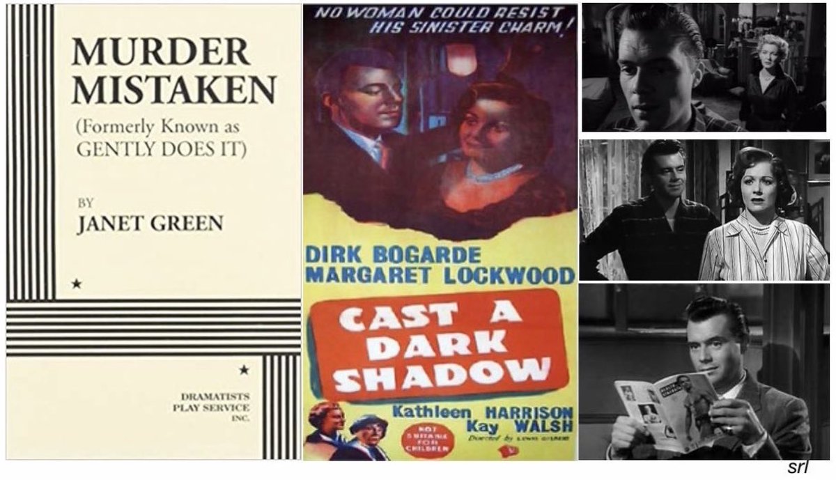 9am TODAY on @TalkingPicsTV  👌One to Watch👌

The 1955 #FilmNoir #Thriller film🎥 “Cast a Dark Shadow” directed by #LewisGilbert from a screenplay by #JohnCresswell 

Based on #JanetGreen’s 1952 play🎭 “Murder Mistaken”

🌟#DirkBogarde #MargaretLockwood #KayWalsh