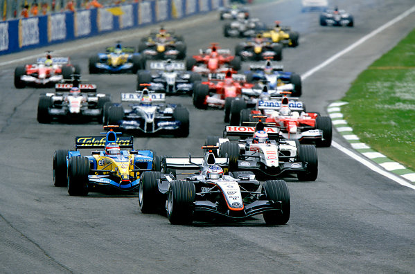 MsportXtra's tweet photo. #F1 #OnThisDay, September 4th 2005, the #ItalianGP marked only the second time in history that every car that started, also finished. It was won by @jpmontoya in his @McLarenF1 from the Renault's of @alo_oficial and @OfficialFisico . https://t.co/7jPOOyyXrd #MsportXtra https://t.co/L4Ocrd706O