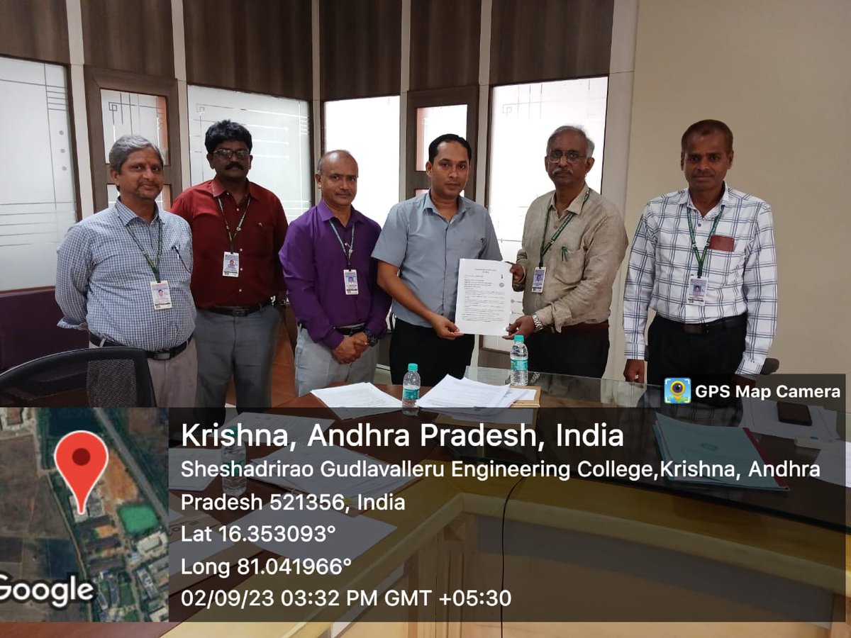 GecGudlavalleru's tweet photo. Exchange of MOU between INDWELL Automation, Mangalore and Department of EEE & Department of ME, SRGEC.
.
.
.
.
#gec #srgec #gvsnrv #gecgudlavalleru #srgudlavalleru #student #celebration #JNTUK #25years #SilverJubilee#gudlavalleru #college #engineering #MoU #INDWELL #EEE #ME https://t.co/XG7tOLRBPH