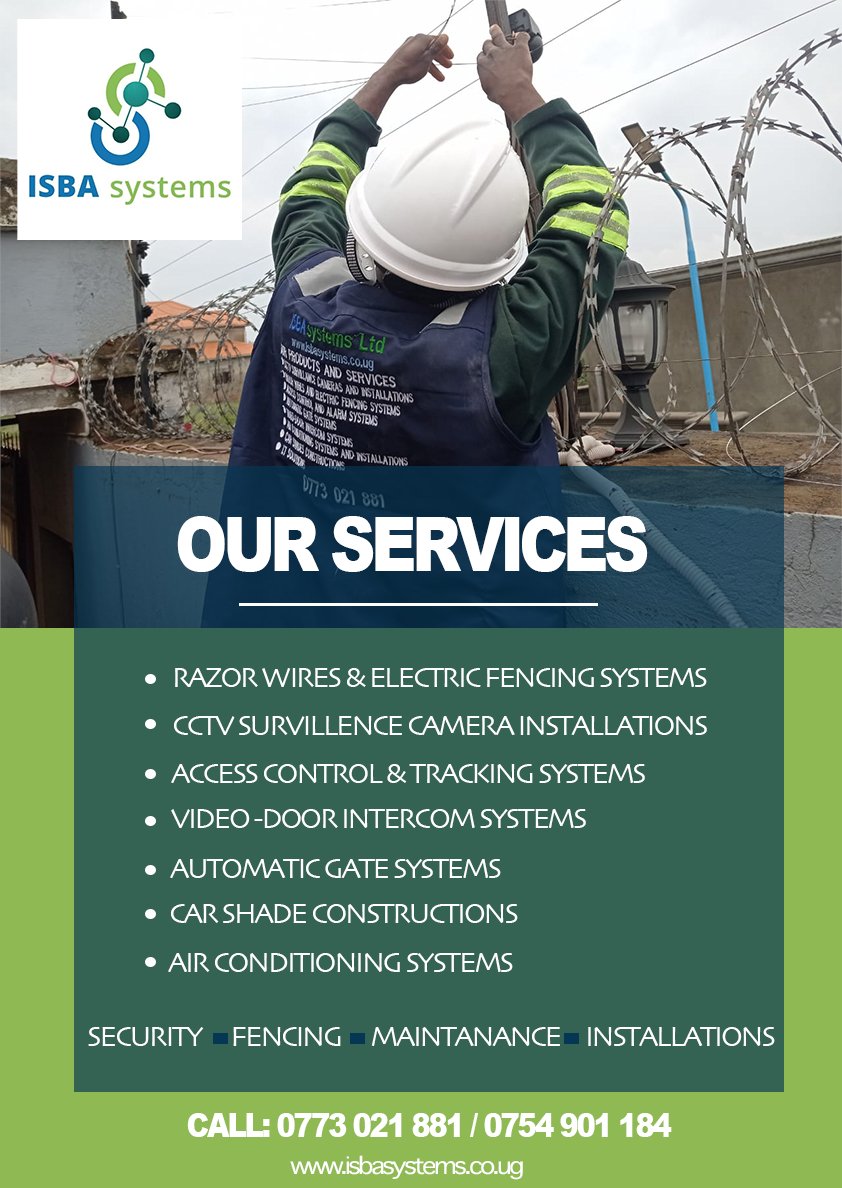 isbasystemsug's tweet photo. #Arsenal's win over #ManUnited was a nail-biter⚽
Just like that,@isbasystemsug scores a security victory with CCTV,Razor wires,Electric fencing & access control systems.
🤙0773021881 / 0754901184, Don't let security be your own goal😉
#IsbaSystemsUG #SecurityWin #ArsenalVsManU https://t.co/PDeEUmCZCi