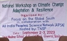 In #Chennai chaired a session in National Workshop on Climate Change.
Adaptation and Resilience is the key.
Lets start the process, it's already too late. 
#Ecology #climatechange #environment #urbanfloods #coastalcities #himalayas