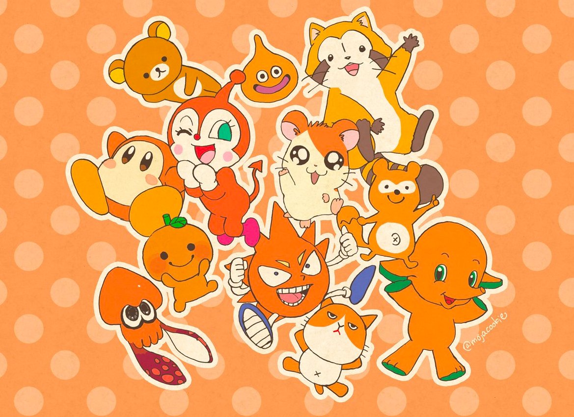 「みんな大好きキャラあつめ。」|もじゃクッキーのイラスト