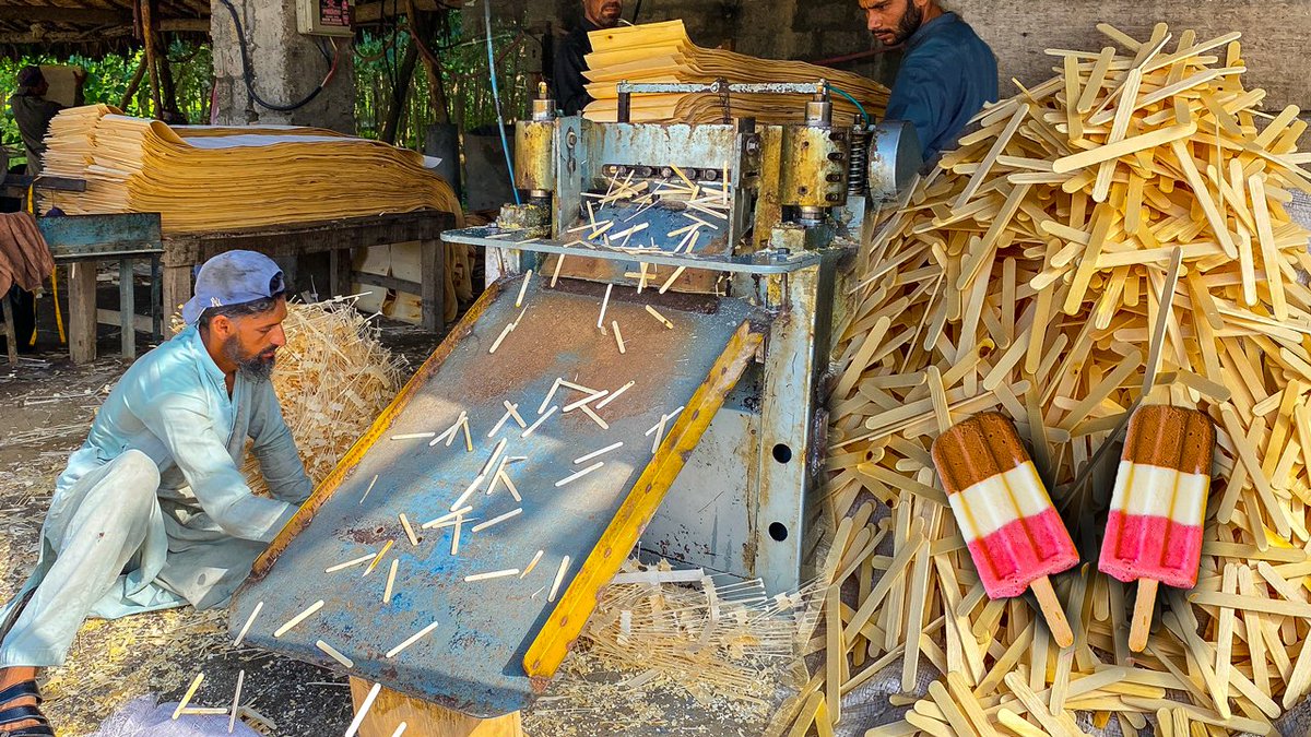 PKFoodSecrets's tweet photo. How ICE CREAM Sticks Are Made In Factory | Popsicle Stick | Mass Production Factory In Pakistan

https://t.co/N5tsNSObIy

#icecream #popsicle #diy #icecreamfactory #icecreamsticksmaking #streetfood #asian #pakistanistreetfood #villagefactory #massproduction #craftsman https://t.co/reCm9IxcLE