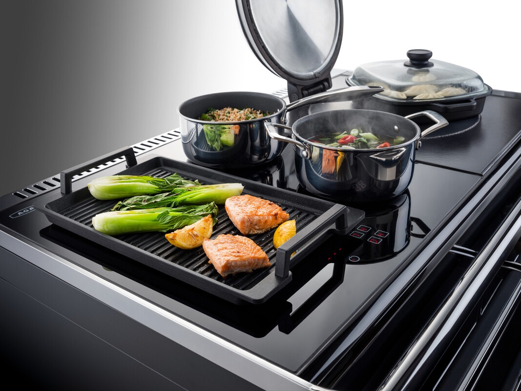 Did you know that most AGA pans can also be used on induction hobs? Our induction-compatible cookware range offer precision, even heat distribution and outstanding energy efficiency.