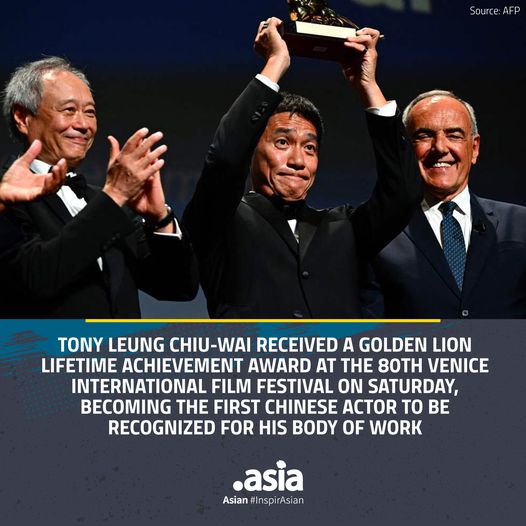 This prestigious award recognises individuals who have made an impact on the industry. 
Congrats! #TonyLeung 
📷📷
Asian #InspirAsian

Follow us for all things #Asia
