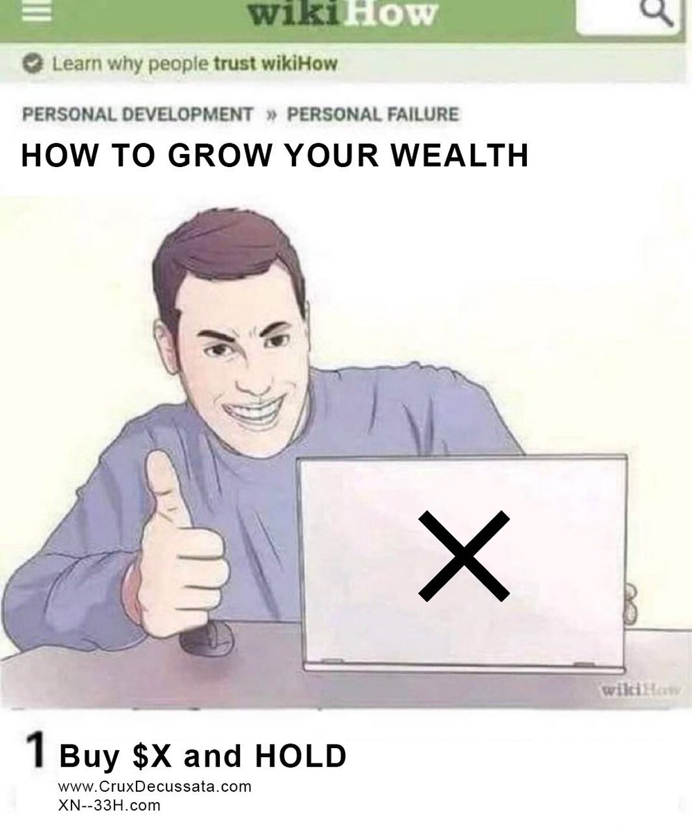 The letter is $X and the name is #CruxDecussata

#XCOM HODL TO GROW.
