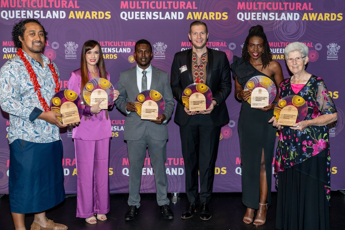 MulticulturalQ's tweet photo. Last Thursday was the Multicultural Queensland Awards 2023 where we recognised the valuable contributions of Queenslanders who support and promote a united, harmonious and inclusive community. 💜💪 #MQM #MulticulturalQLD https://t.co/fgmLohyaVc