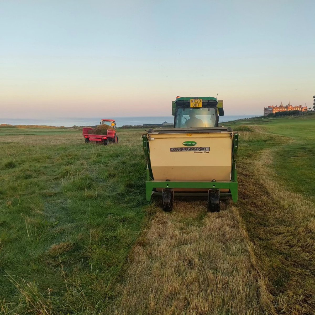 NewquayGC's tweet photo. A sight that's sure to put a smile on the faces of the members as we start the task of cut and collecting the ecological rough areas.
#linksgolf #greenkeeping #roughmanagement #refinement #flail #nutrientremoval https://t.co/0xntv3NBiV