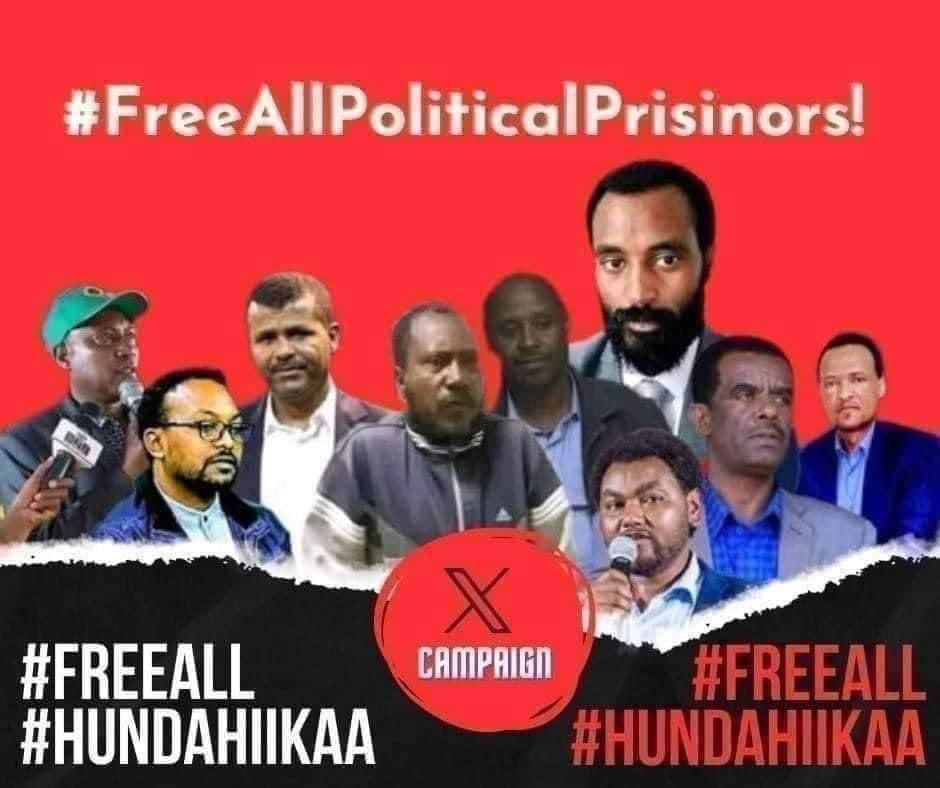 NarobekaB's tweet photo. #Guyya_572

Hayyu Duree ABO Jaal Dawud Ibsaa,
Qondaloota ABO hunda dabalatee hidhamtoota siyaasaa guutuu Oromiyaa keessatti hidhamanii jiran hiikaa!

#FreeThemAll
#HundaHiikaa 
#FreeAllOromoPloticalPrisoners 
#OROMIYAAN_BIYYA https://t.co/HyzzwlH1yv