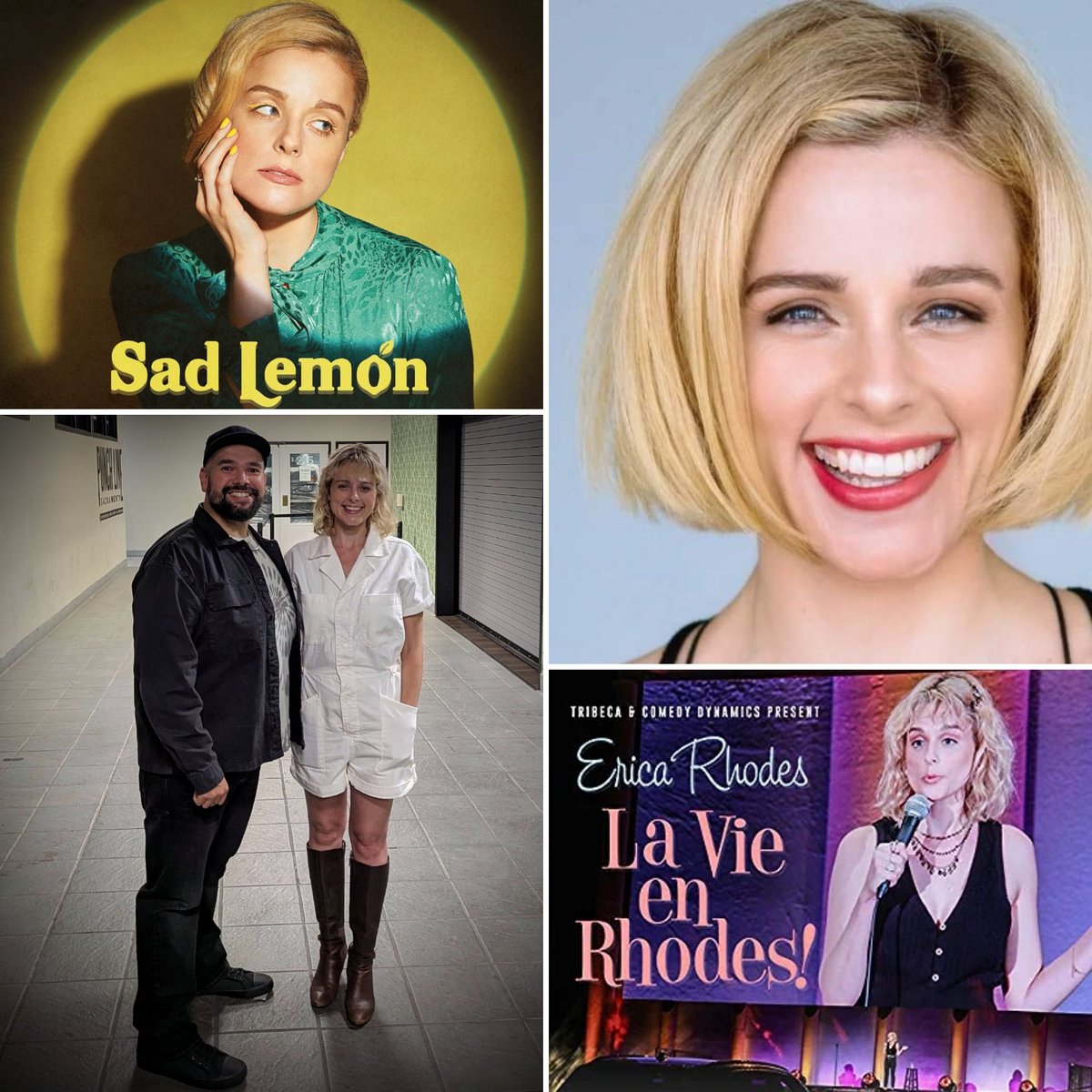 angel_castelar's tweet photo. 🎤 What a treat... finally saw @EricaRhodes perform here in Sac.
Check out her album Sad Lemon, her special La Vie en Rhodes, and of course see her live if she is in town!
#EricaRhodes #PunchlineSac #SadLemon #LaVieenRhodes https://t.co/A98wKjaOVj