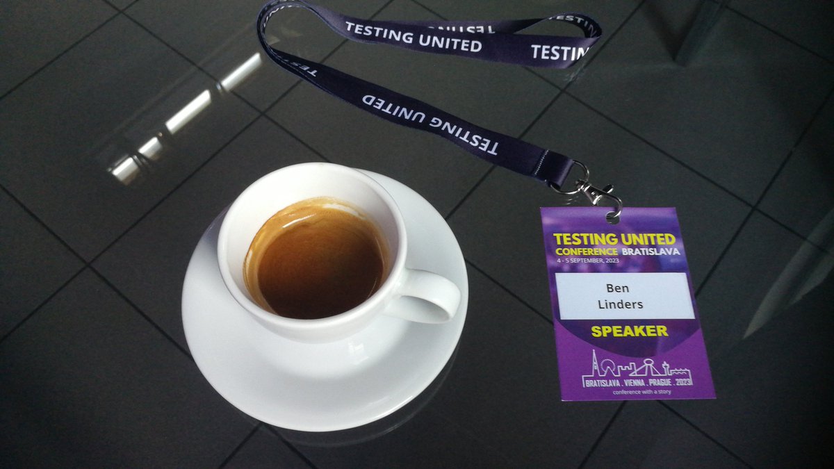 Checking in at #testingunited in #bratislava, two days of keynotes and talks on a broad range of testing topics. Doing a session tomorrow on learning testing skills and practices through #gamification