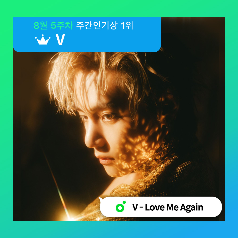 Melon 멜론 (@melon) on Twitter photo 🏆8월 5주차 '멜론 #주간인기상’ 🏆
아미는 뷔 옆에서 언제나 머물게요🔍
#V 의 #LoveMeAgain 💜
두 번째 수상을 진심으로 축하드립니다~🎉
🔗 결과 확인하기❗️
into.melon.com/weekaward?ref=…
아티스트에게 실물 트로피가 전달될 예정입니다.
#BTS #방탄소년단 #뷔 <a href="/bts_bighit/">BTS_official</a> 🏆8월 5주차 '멜론 #주간인기상’ 🏆
아미는 뷔 옆에서 언제나 머물게요🔍
#V 의 #LoveMeAgain 💜
두 번째 수상을 진심으로 축하드립니다~🎉
🔗 결과 확인하기❗️
into.melon.com/weekaward?ref=…
아티스트에게 실물 트로피가 전달될 예정입니다.
#BTS #방탄소년단 #뷔 <a href="/bts_bighit/">BTS_official</a>