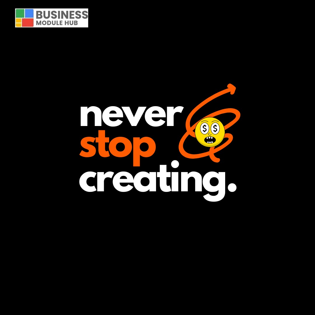 BusinessModule's tweet image. #MondayMotivation
Fueling the fire of creativity: Never stop creating.
#motivationalquote #motivation #creativity #bmh