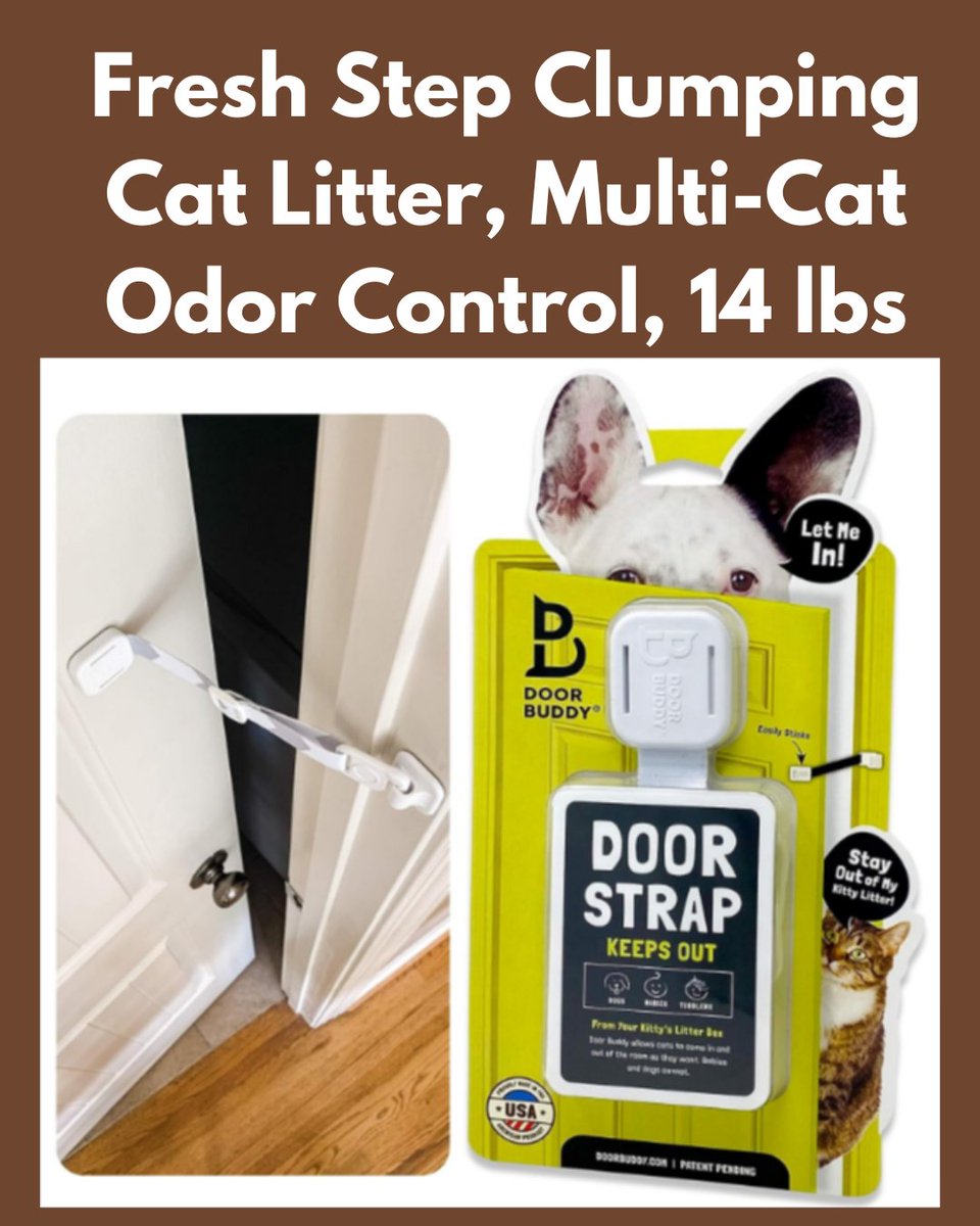 Fresh Step Clumping Cat Litter, Multi-Cat Odor Control, 14 lbs

👉👉Click Here: petandkitchen.blogspot.com/2023/08/fresh-…

#PetSupplies #Cats #Treats #Snacks #CrunchyTreats #SoftTreats #CatnipFlavor
#FreshStep #ClumpingCatLitter #MultiCatOdorControl