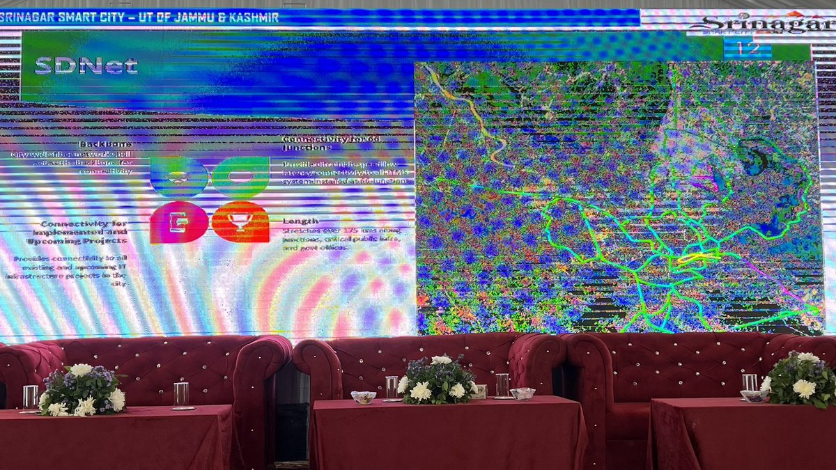 sclsrinagar's tweet photo. #JKDigitalWeek2023 inaugurated by Worthy Chief Secretary J&K at #SrinagarSqaure Lal Chowk today. @sclsrinagar has pioneered a number of Digital initiatives like the ICCC, ITMS, SDNet and ATCS.
All services shall be integrated on #MySrinagar app. https://t.co/a9ZIybFG8J