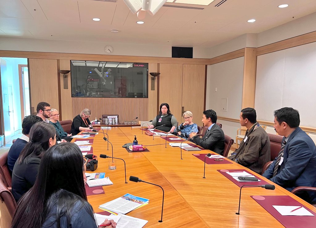 Today is #TibetLobbyDay. I was privileged to meet with a Tibetan delegation at Parliament House.
We discussed the need to stop importing goods into Aus that are made by forced labour. Over 500,000 workers in rural Tibet have been subject to coercive threats to work in factories.