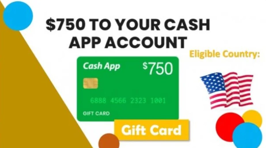 Get $750to your Cash App Account! Don't be late. It's an excellent opportunity for you. 
Visit :👉 tinyurl.com/53ddrdxz