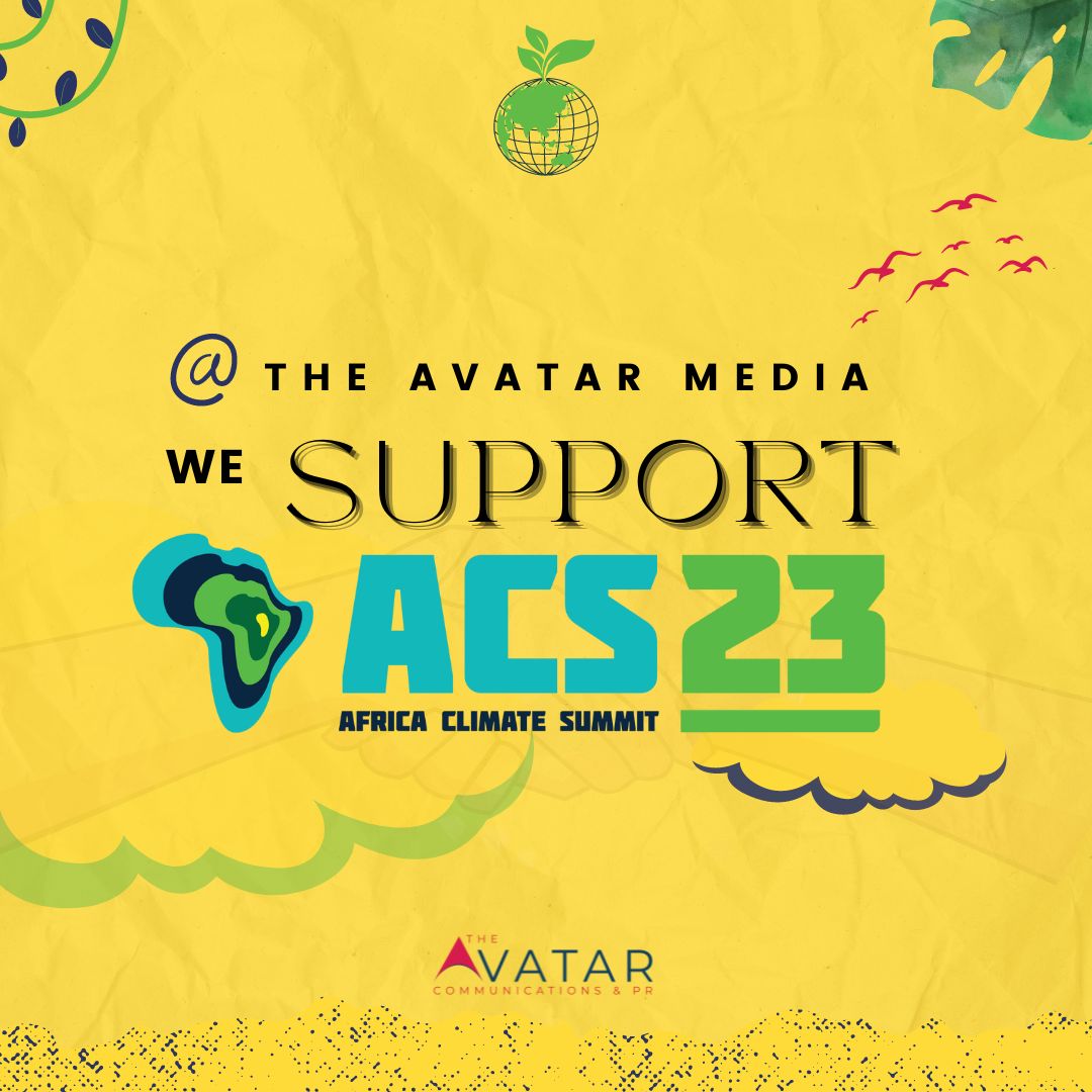 TheAvatarGroup's tweet photo. At @TheAvatarMedia, we are immensely proud to support #AfricaClimateSummit23 and its mission to create a sustainable future for Africa. We firmly believe in the power of communication to amplify the voices, initiatives, and impacts of this vital event.  #ClimateAction https://t.co/Xj0130M4bU