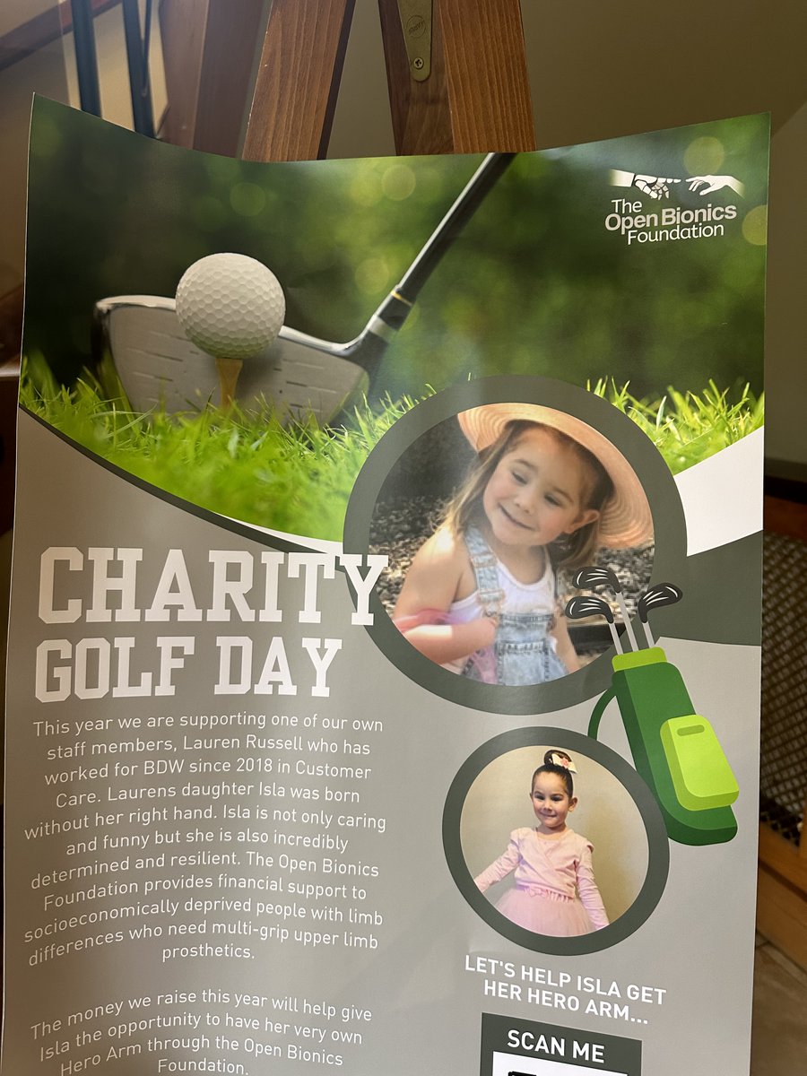 We held a brilliant charity golf day last week, in association with <a href="/BarrattHomes/">Barratt Homes</a>. This event was to raise money for Isla, so she could get her Hero Arm. Click the link to donate, and to read Isla's story. 
gofund.me/a0affeb7
#golfcompetiton #golfer #charitygolfday #golfclub