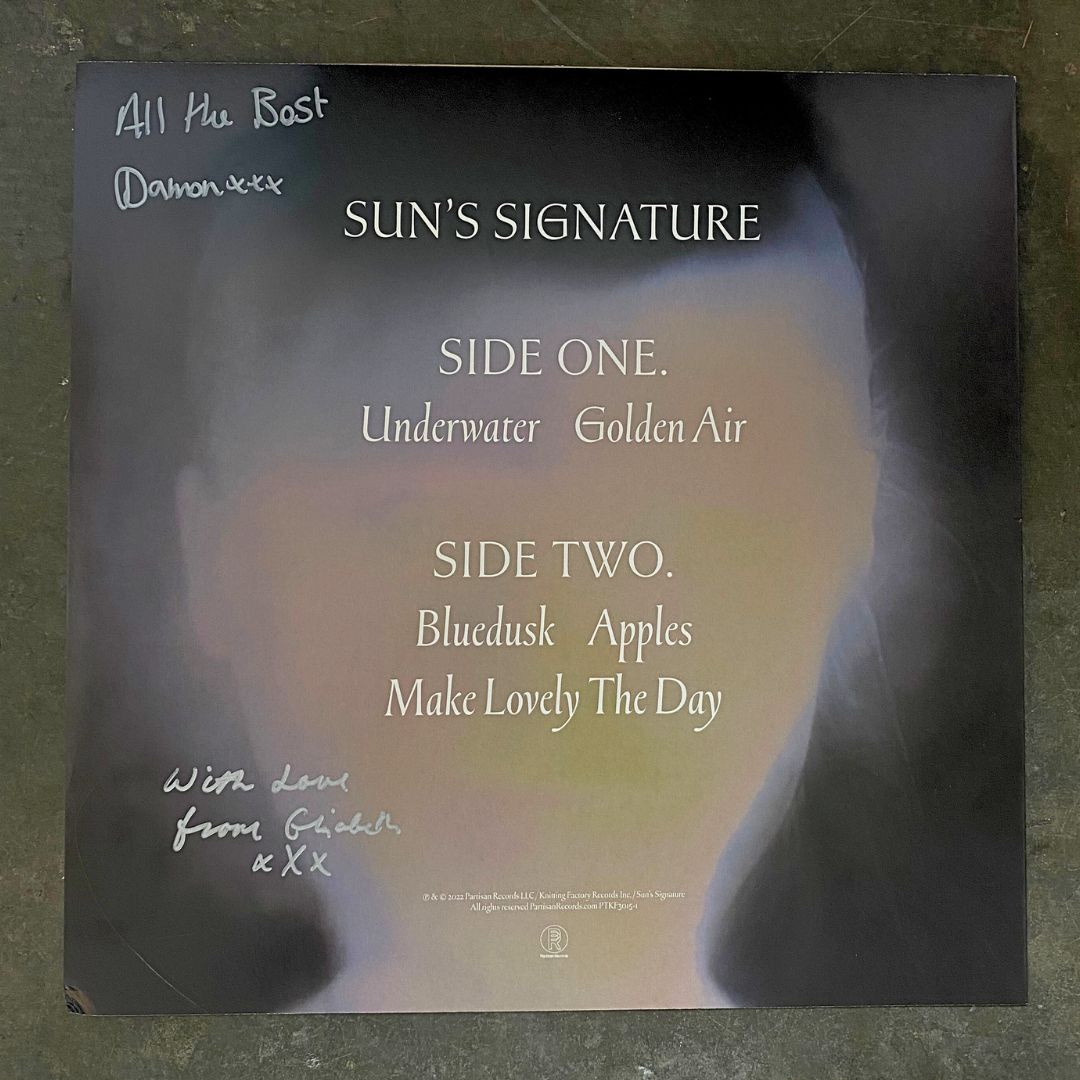 Thank you to everyone for the support for Sun's Signature! To those that have been listening to the Extended EP, bought the new 2-disc CD or the original EP on yellow-marbled vinyl for the first time, and to those that entered our pre-save competition to win a signed vinyl.