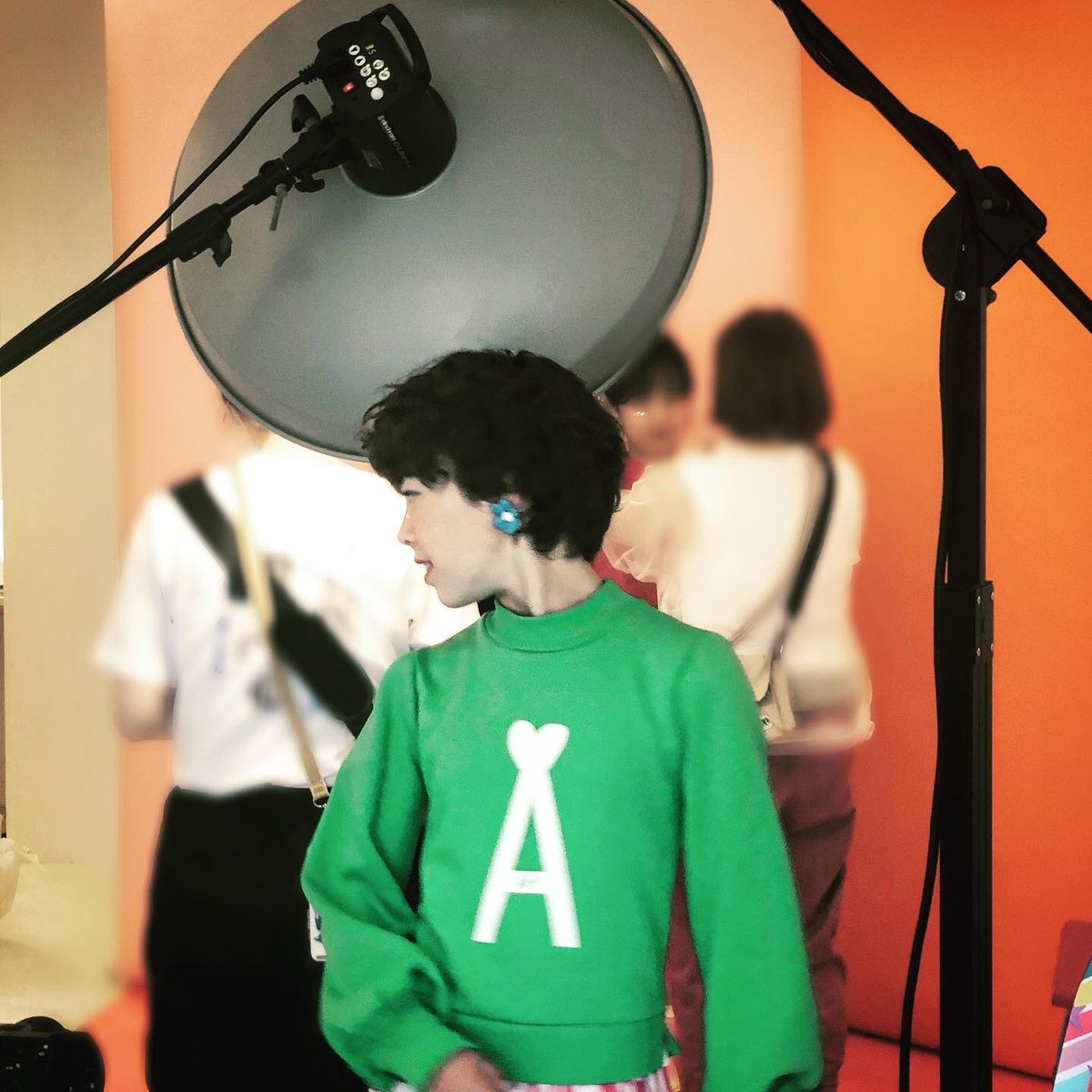 kimsonsengnim's tweet image. 昨日はモデル加部愛里桜でした。
いつもと違う顔^ ^

#加部愛里桜 #キッズモデル