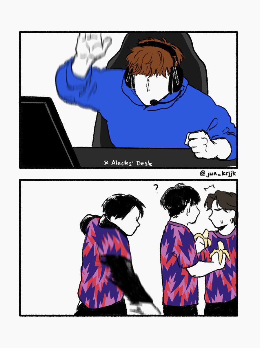 jun_krjjk's tweet image. SAME ENERGY 

Okay, this is my last PRX FA for now😂 I’ll go back to draw my comic after this. Thank you for the roses🌹

#pprxteam #PRXWIN #Wgaming
