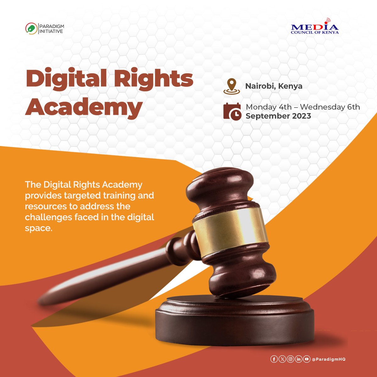 ParadigmHQ's tweet photo. 🔊Greetings from Nairobi, Kenya🇰🇪✨
Today, together with our partner, @MediaCouncilK, we kick off a three-day training on the Essentials of Digital Security for Bloggers in Kenya.
#DigitalSecurityKE https://t.co/cXUxHnwj7u