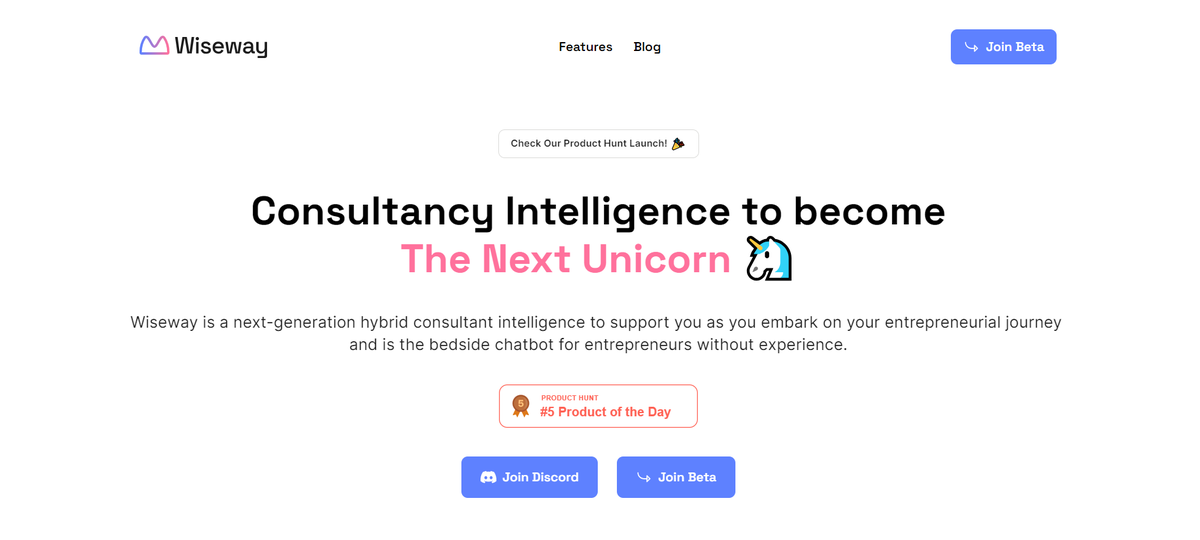 AIDepotHQ's tweet photo. Check out @wisewayio, which provides next-generation AI consultancy intelligence to support you as you embark on your entrepreneurial journey https://t.co/J49zXEX8aA